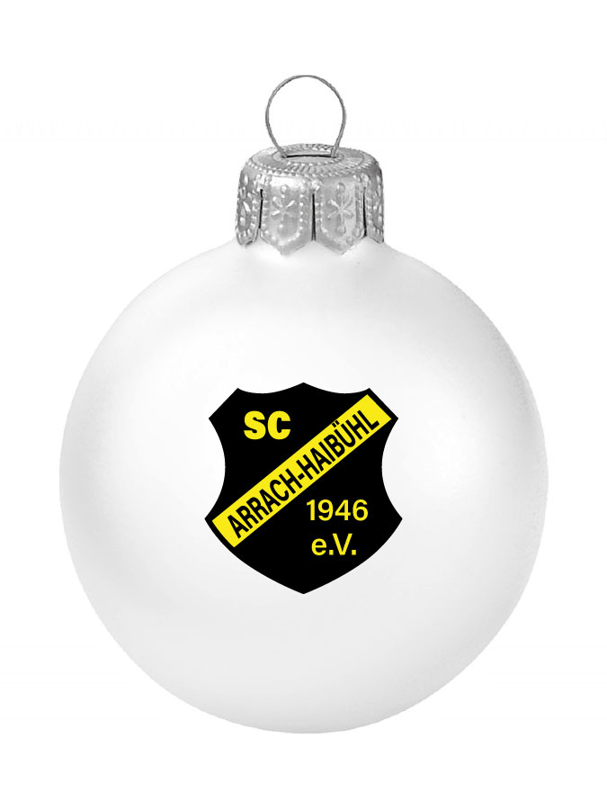 Weihnachtskugel Logo 8cm