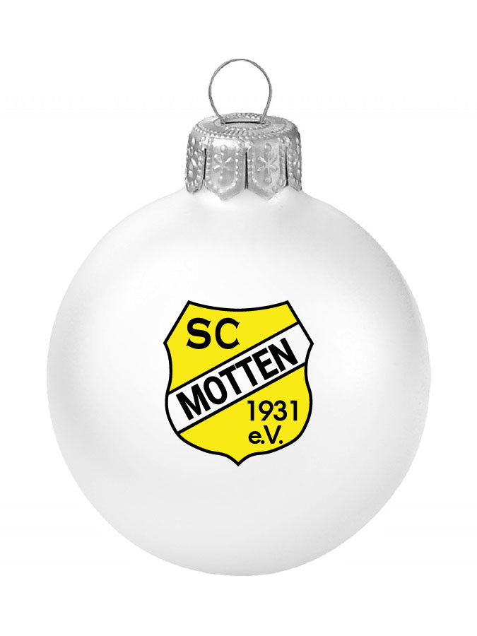 Weihnachtskugel Logo 8cm