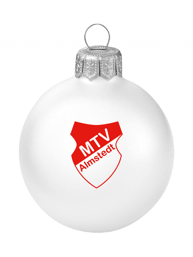 Weihnachtskugel Logo 8cm