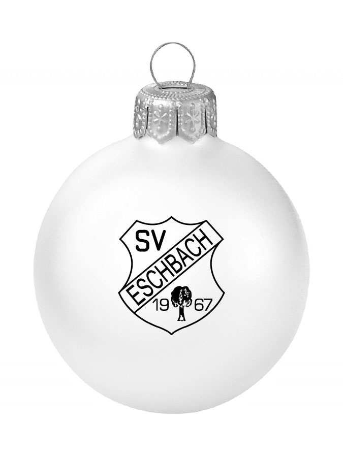 Weihnachtskugel Logo 8cm