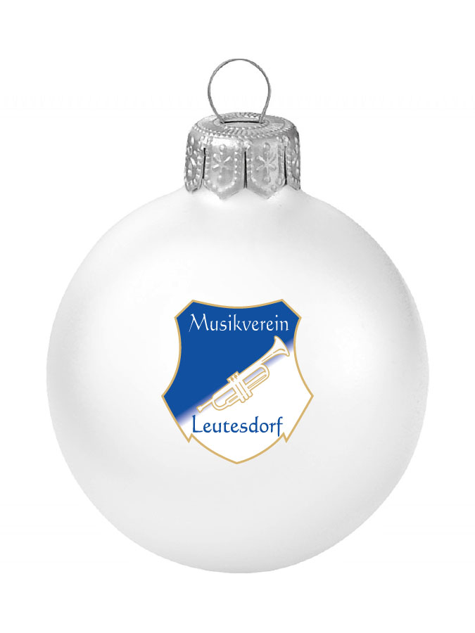 Weihnachtskugel Logo 8cm