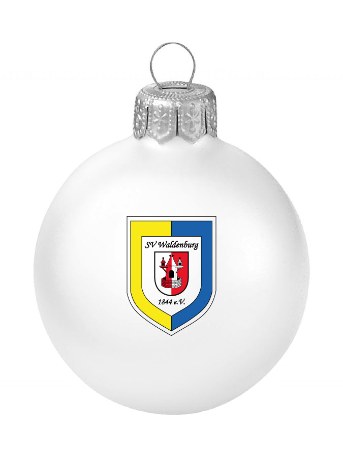 Weihnachtskugel Logo 8cm