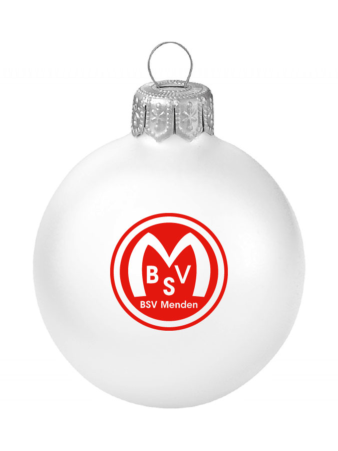 Weihnachtskugel Logo 8cm