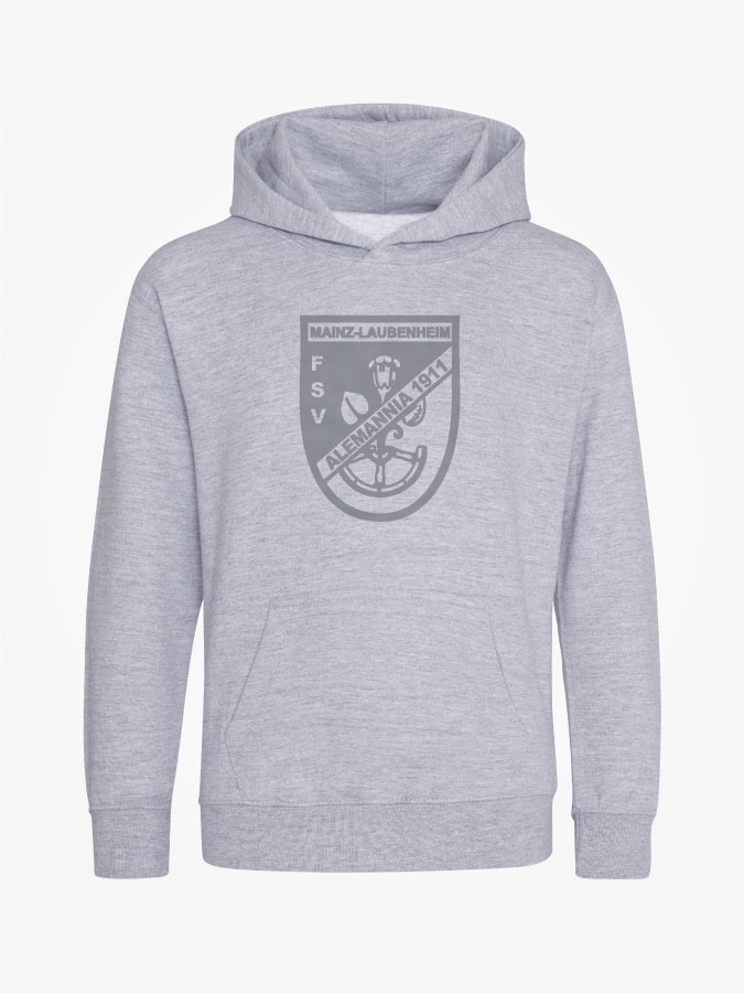Hoodie All Grey Kids Unisex