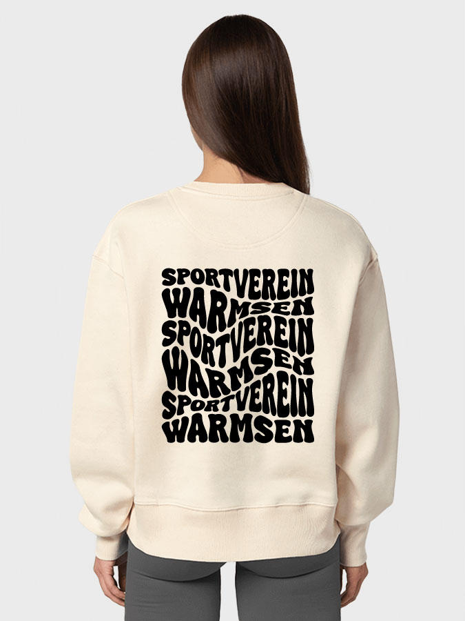 Oversized Sweater Wavy Damen