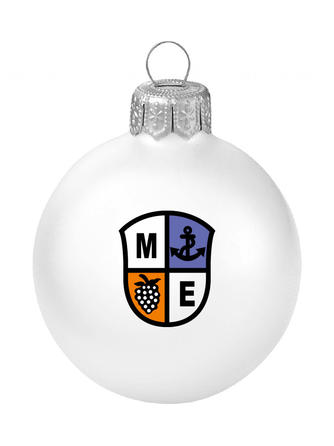 Weihnachtskugel Logo 8cm
