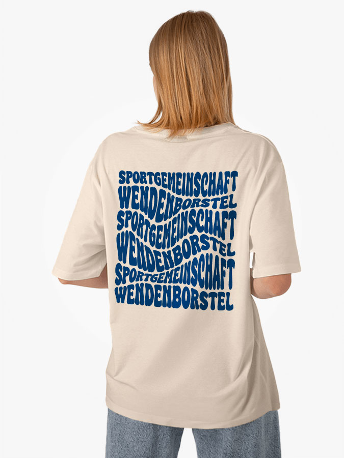 T-Shirt Oversized Wavy Unisex