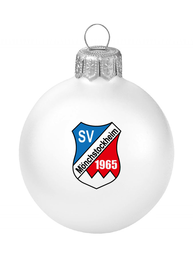 Weihnachtskugel Logo 8cm