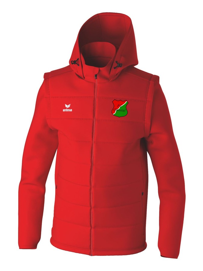 Erima Team Jacke mit abnehmbaren Ärmeln
