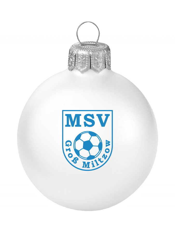 Weihnachtskugel Logo 8cm