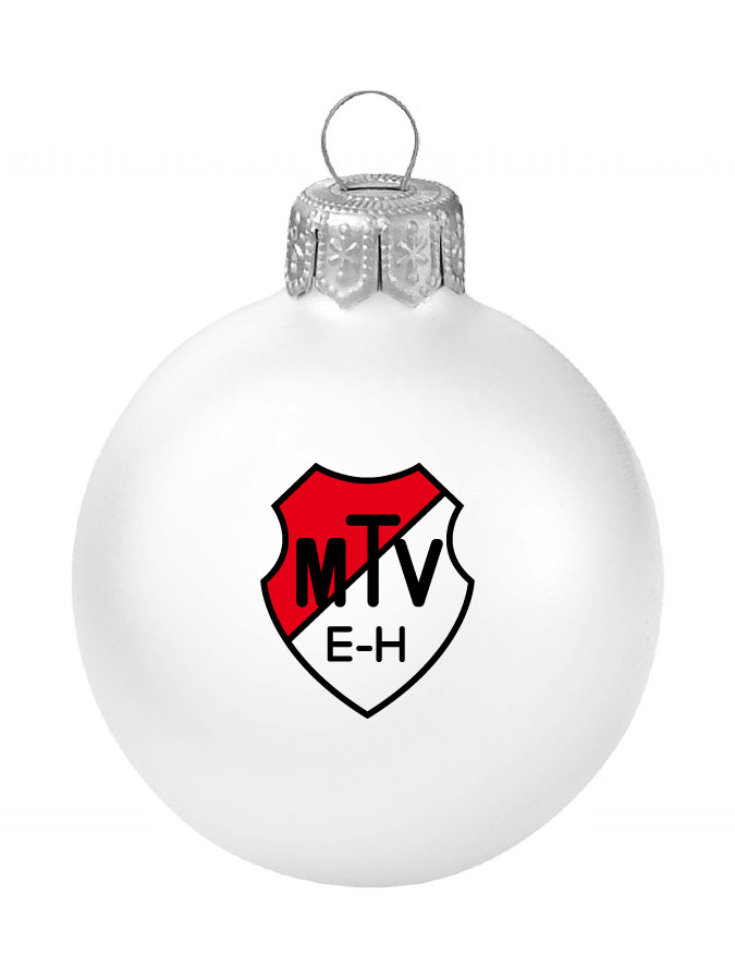 Weihnachtskugel Logo 8cm