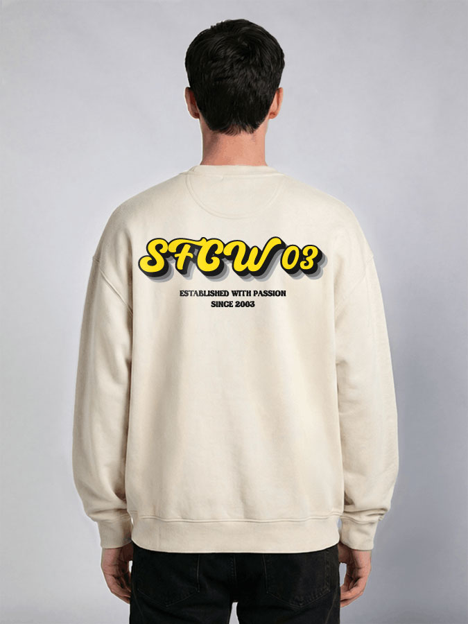 Oversized Sweater Vintage Herren