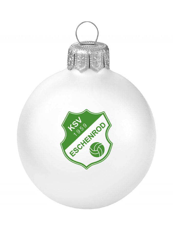 Weihnachtskugel Logo 8cm