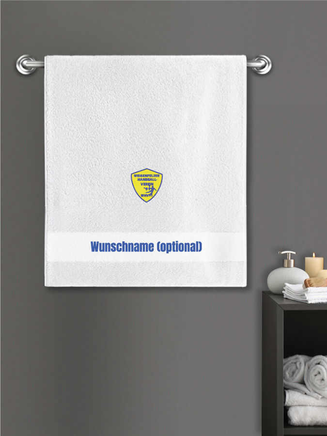 Badehandtuch Team Sticklogo