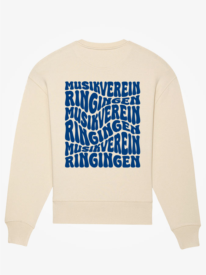 Sweatshirt Oversized Wavy Herren