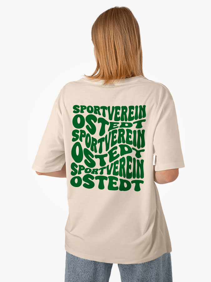 Oversized Shirt Wavy Damen