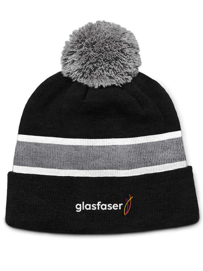 Bommelmütze Sticklogo