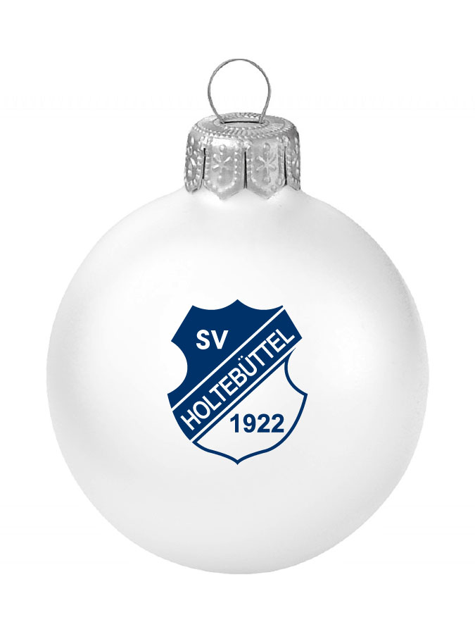 Weihnachtskugel Logo 8cm