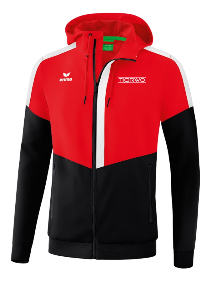Erima Squad Tracktop Jacke mit Kapuze