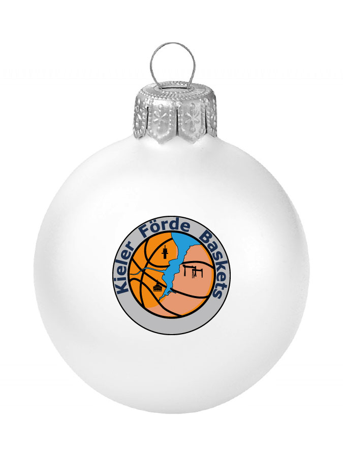 Weihnachtskugel Logo 8cm