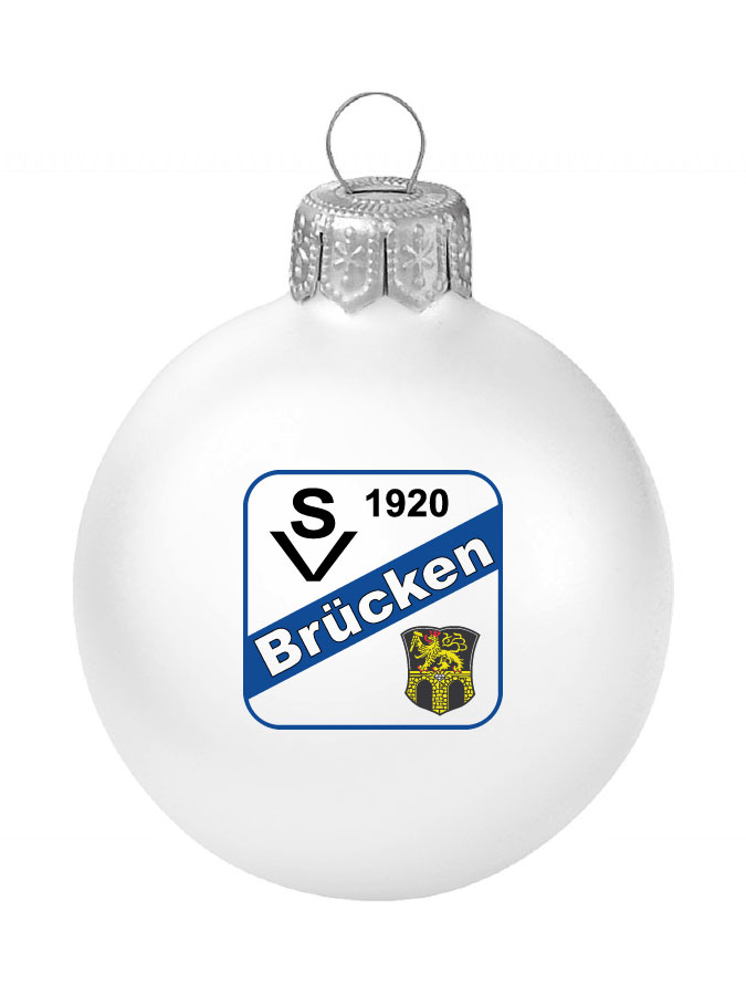 Weihnachtskugel Logo 8cm