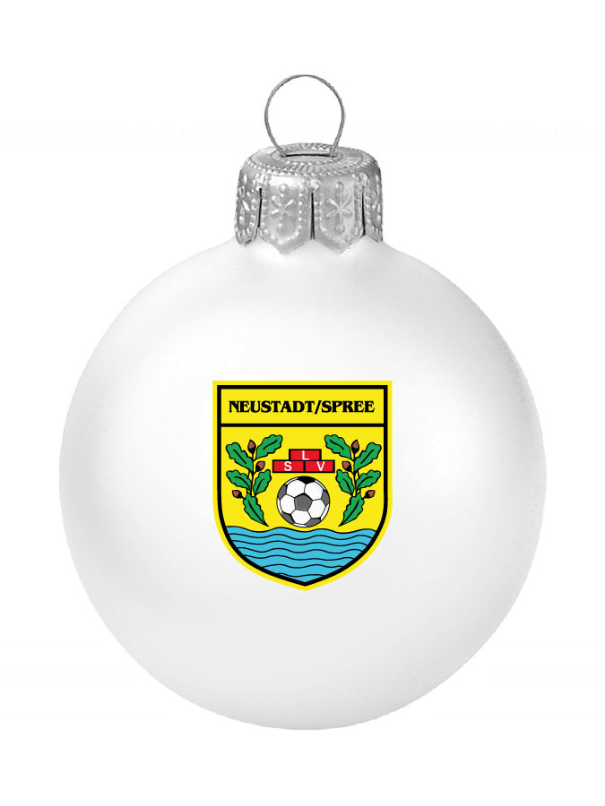Weihnachtskugel Logo 8cm