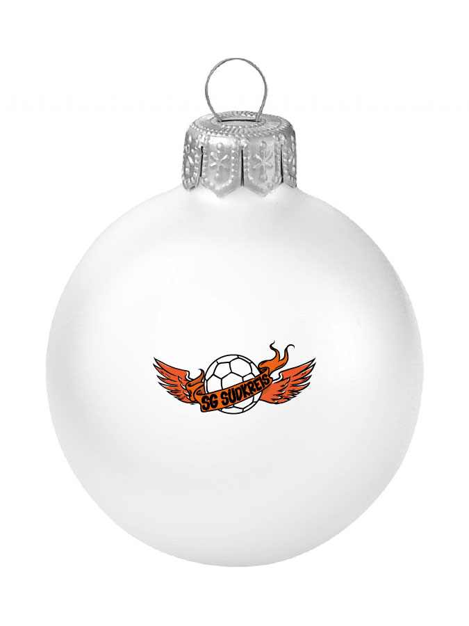 Weihnachtskugel Logo 8cm