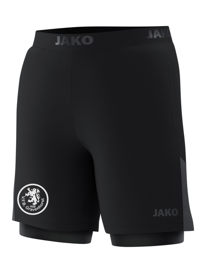 Jako 2-in-1-Short Power