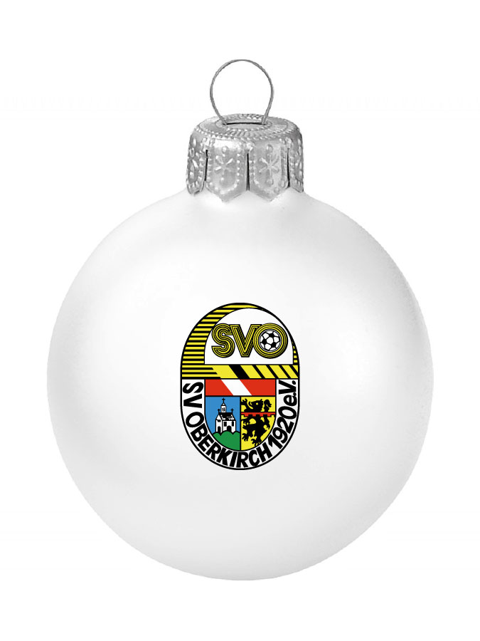 Weihnachtskugel Logo 8cm