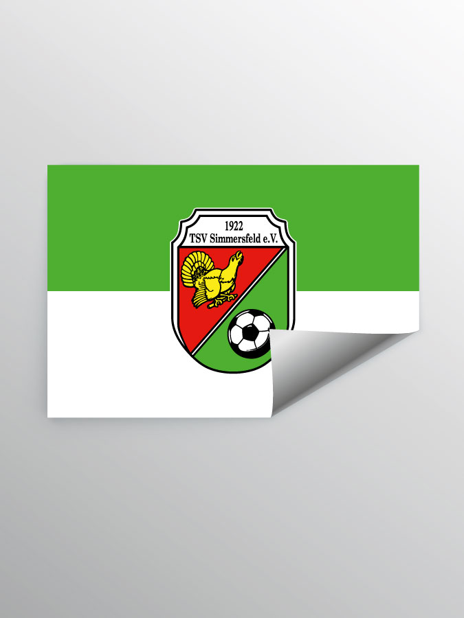 Aufkleber DIN A7 Logo