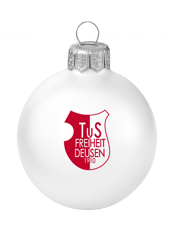 Weihnachtskugel Logo 8cm