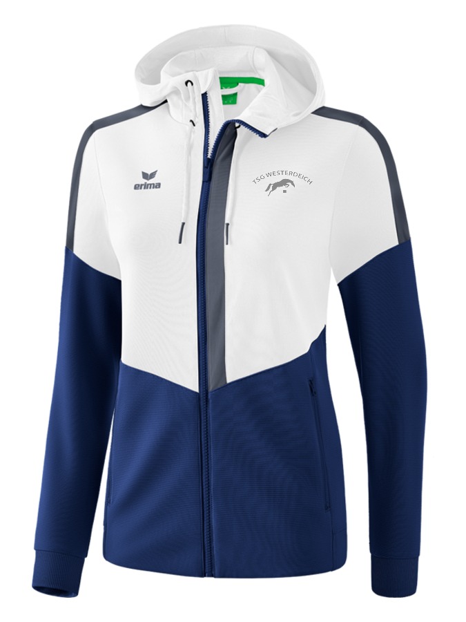 Erima Squad Trainingsjacke mit Kapuze Damen