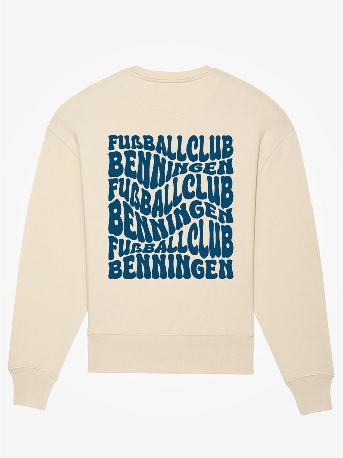 Sweatshirt Oversized Wavy Herren