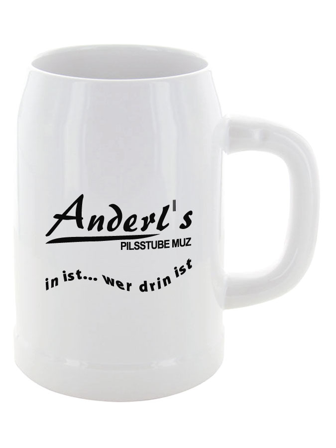 Bierkrug 0,5l Logo