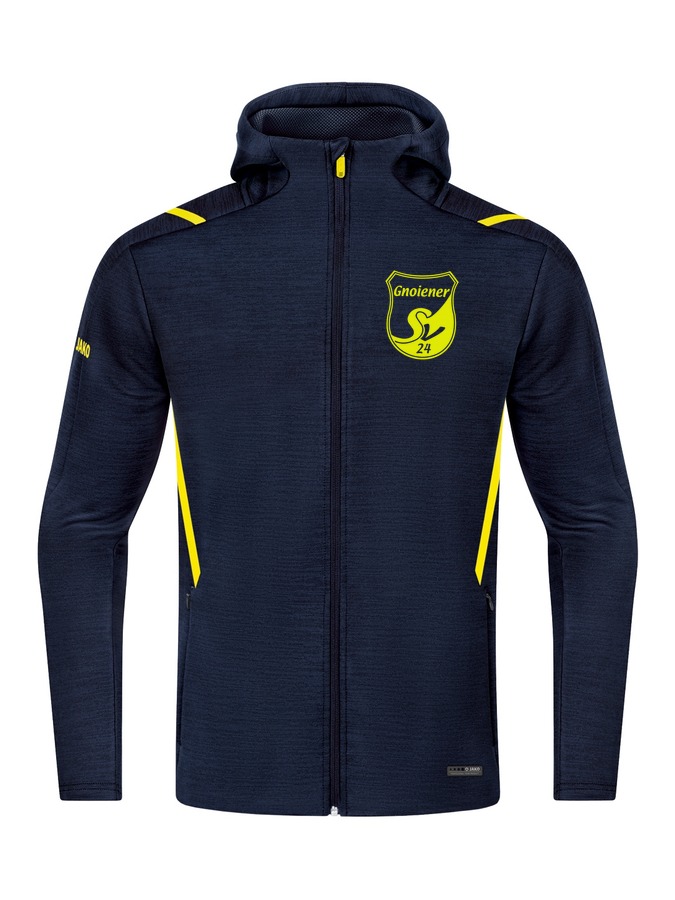 Jako Freizeitjacke Challenge mit Kapuze