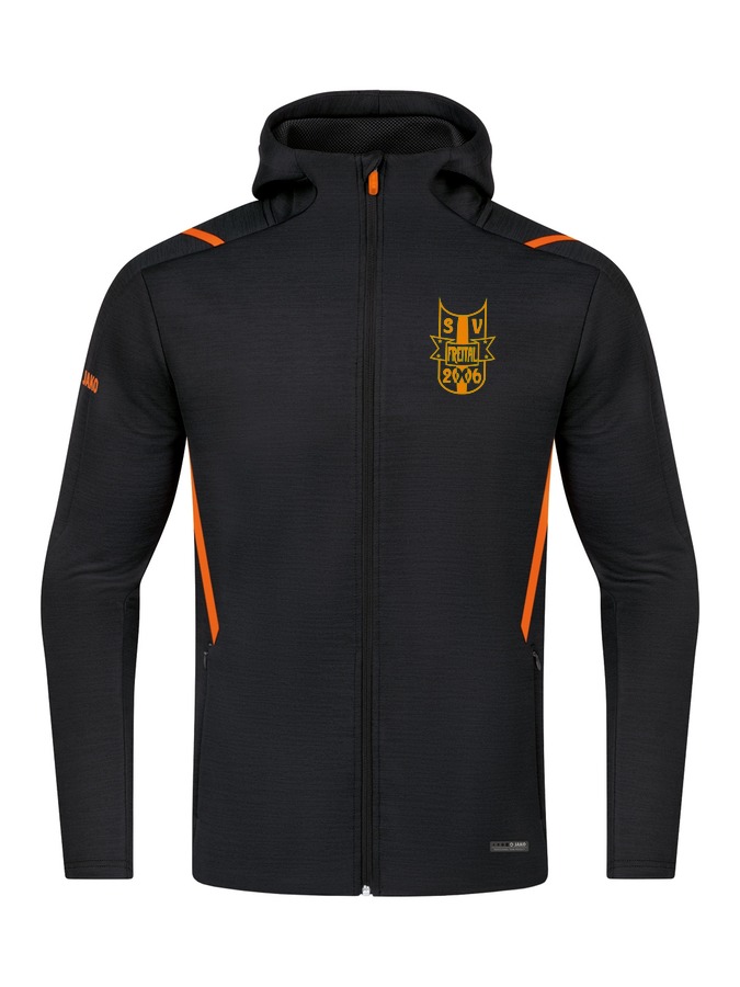 Jako Freizeitjacke Challenge mit Kapuze