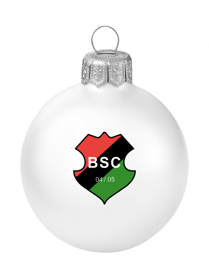 Weihnachtskugel Logo 8cm