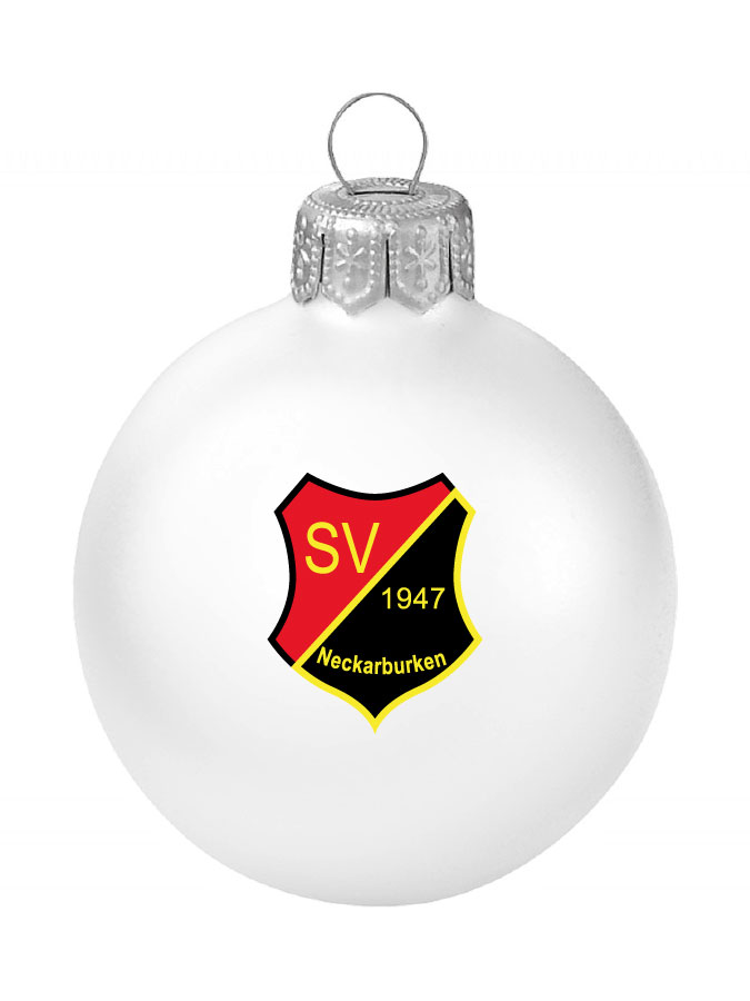 Weihnachtskugel Logo 8cm
