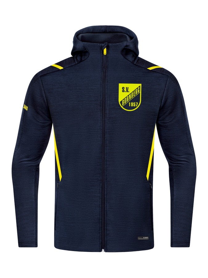 Jako Freizeitjacke Challenge mit Kapuze