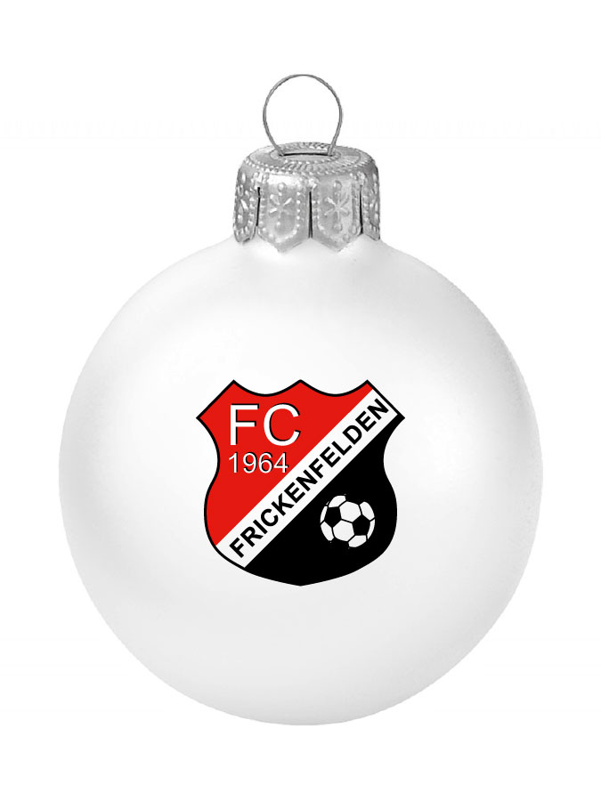 Weihnachtskugel Logo 8cm