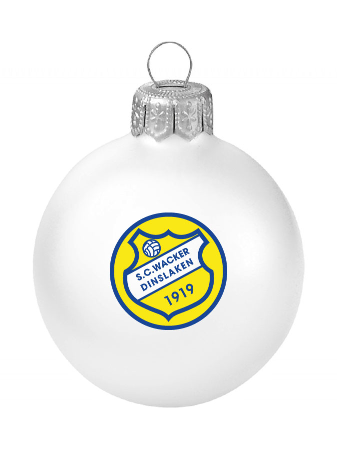 Weihnachtskugel Logo 8cm