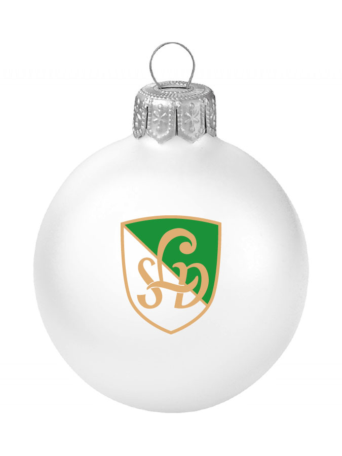 Weihnachtskugel Logo 8cm
