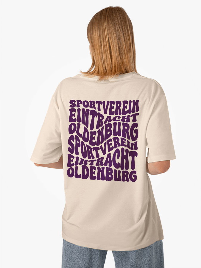 Oversized Shirt Wavy Damen