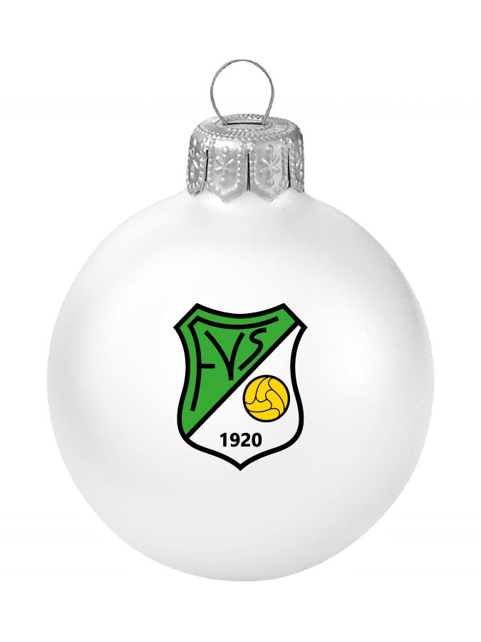 Weihnachtskugel Logo 8cm