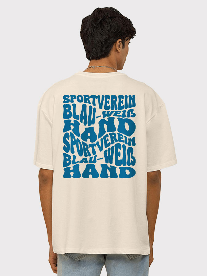 T-Shirt Oversized Wavy Herren