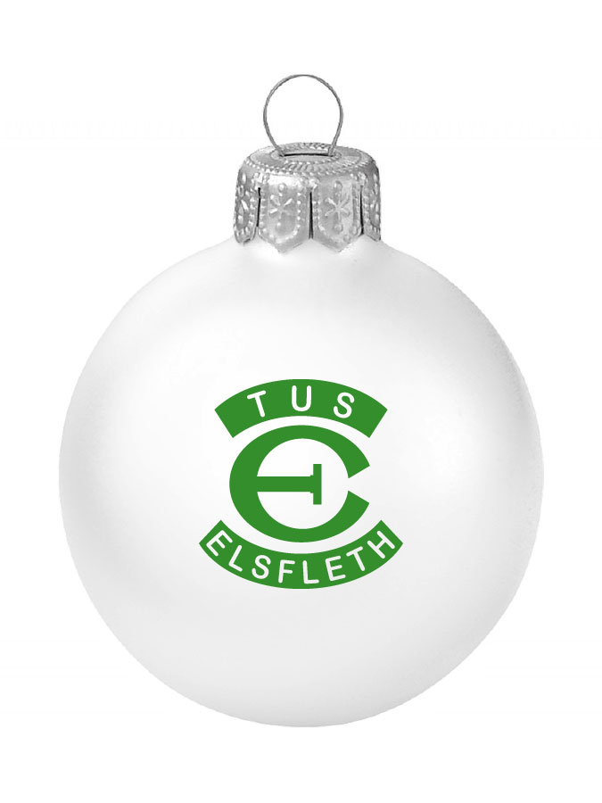 Weihnachtskugel Logo 8cm