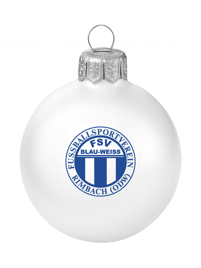 Weihnachtskugel Logo 8cm