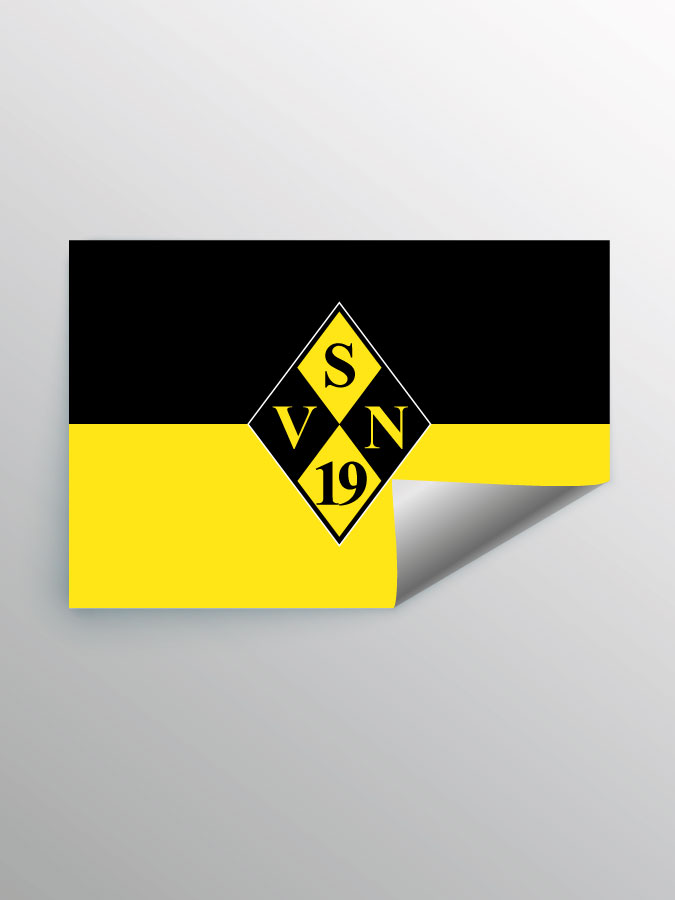 Aufkleber DIN A7 Logo