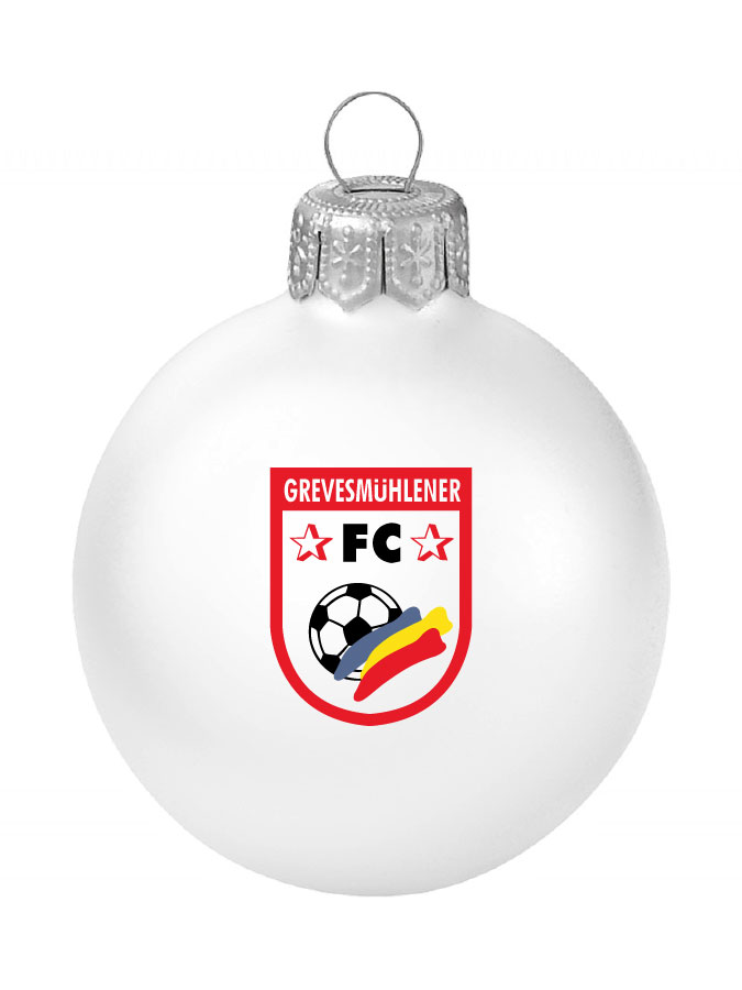 Weihnachtskugel Logo 8cm