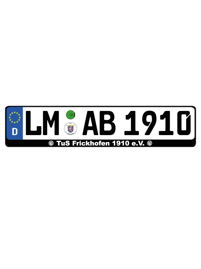 Kennzeichenhalter Kalden (2er Set)